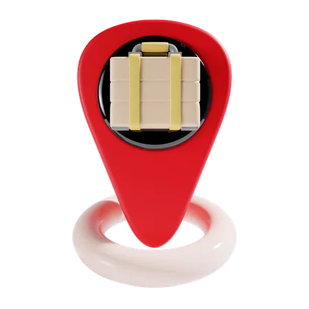 Localização do escritório  3D Icon