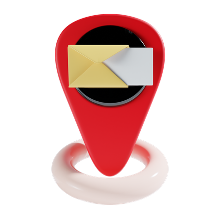 Localização dos correios  3D Icon