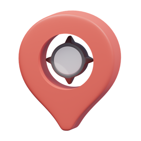 Localização GPS  3D Icon