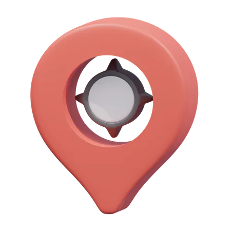 Localização GPS  3D Icon