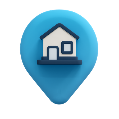Pin de localização inicial  3D Icon