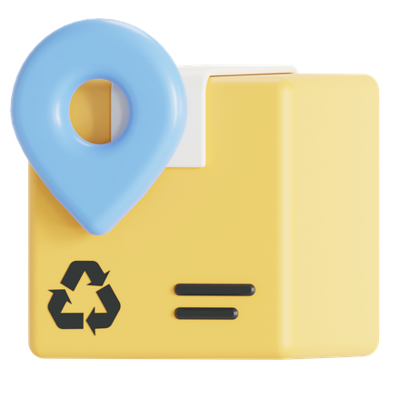 Localização logística  3D Icon