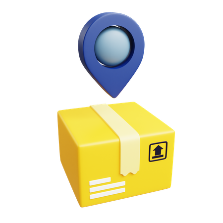 Localização logística  3D Icon