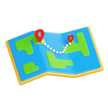 Localização do mapa  3D Icon