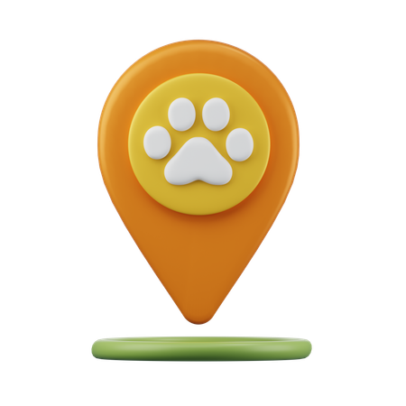 Localização da loja de animais  3D Icon