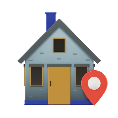 Localização da propriedade  3D Icon