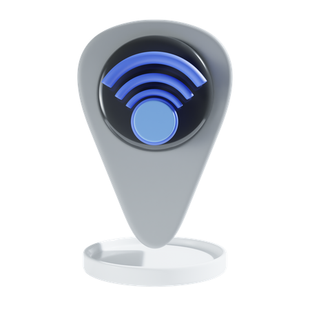 Localização wi-fi  3D Icon