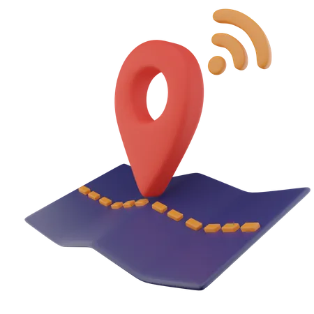 Localização wi-fi  3D Icon