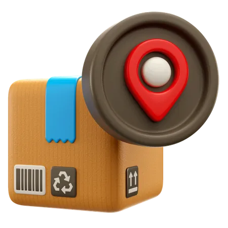 Localize seu pedido  3D Icon