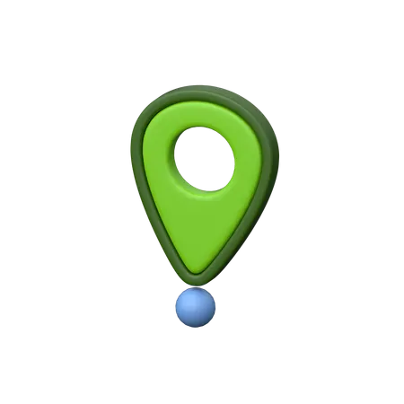 A Visual Symbol Indicating Geographic Position Used For Navigation Mapping And Location Based Services In Digital Applications 3D Icon