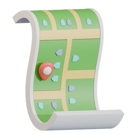 위치  3D Icon