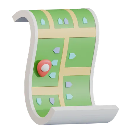 위치  3D Icon