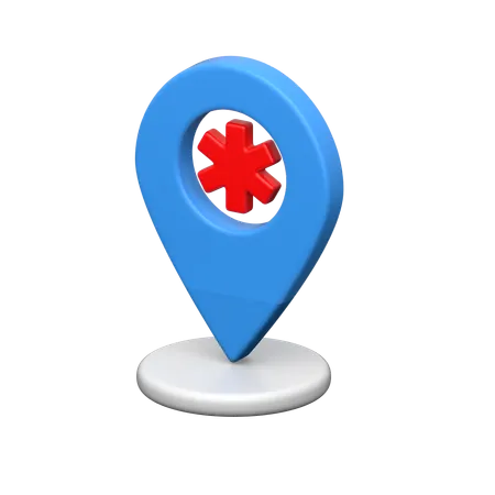 Location  3D Icon