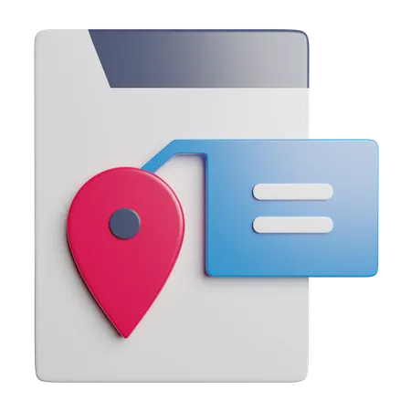 Location  3D Icon