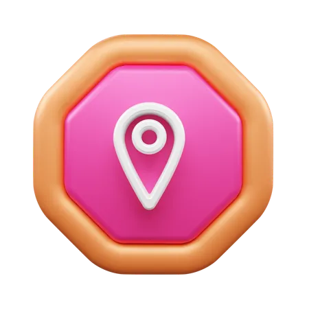 Location  3D Icon