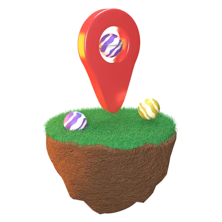 Location  3D Icon