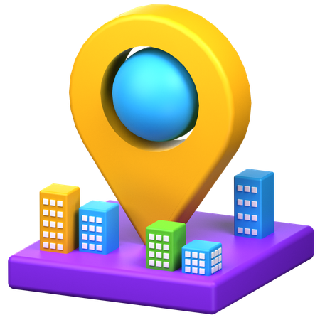 Location  3D Icon