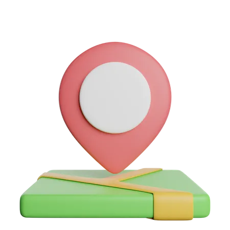 Location Pin Map 3D Icon