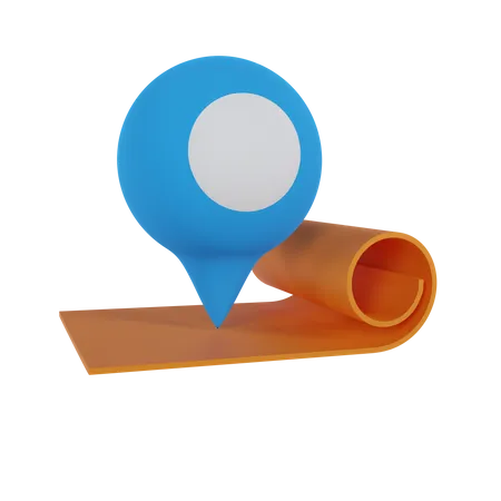 Location Pim Map 3D Icon