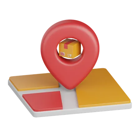 3 D Rendering Location Isolated Useful For Ecommerce Business Retail Store Online Delivery And Marketplace Design Element 3D Icon