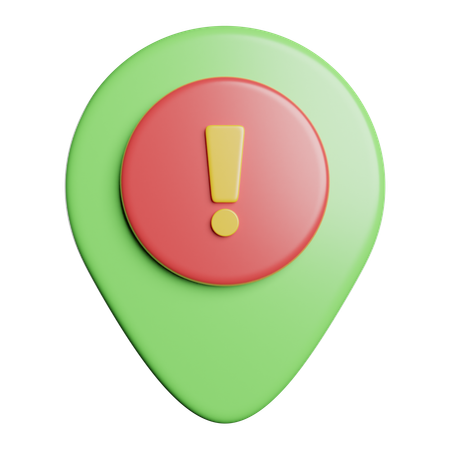 Location Alert  3D Icon