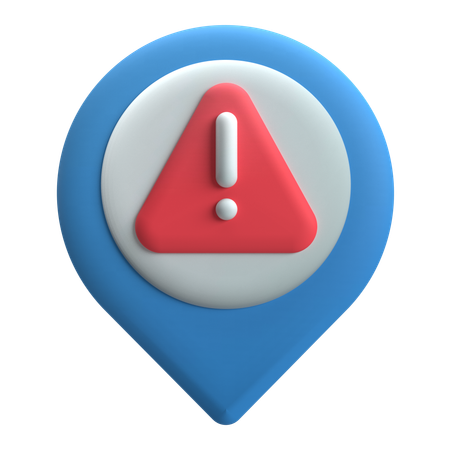 Location Alert  3D Icon