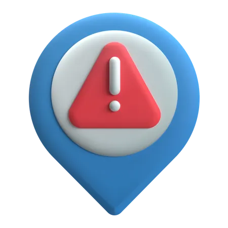 Location Alert  3D Icon