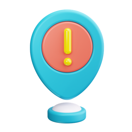 Location Alert  3D Icon