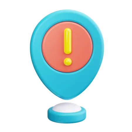 Location Alert  3D Icon