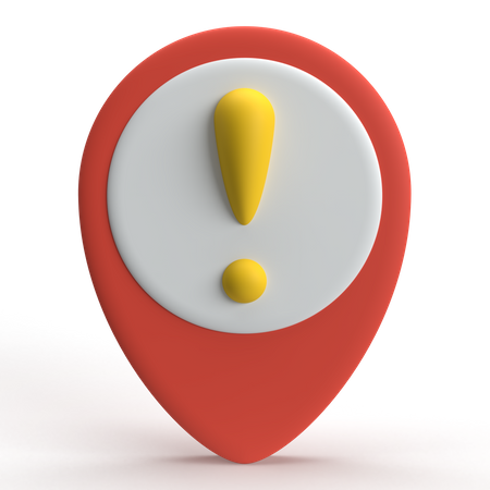 Location Alert  3D Icon