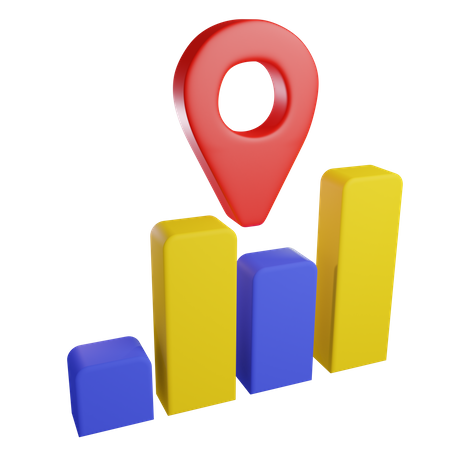 Location Analysis  3D Icon