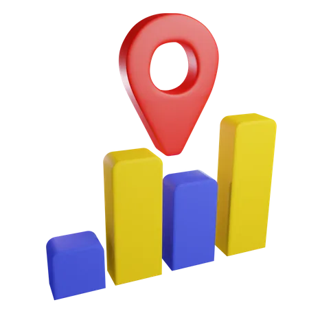 Location Analysis  3D Icon