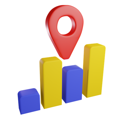 Location Analysis  3D Icon