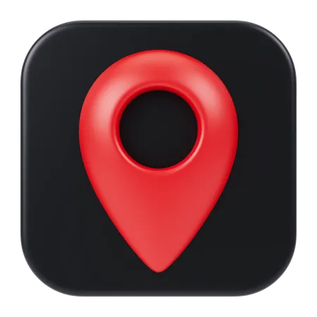 Location App  3D Icon