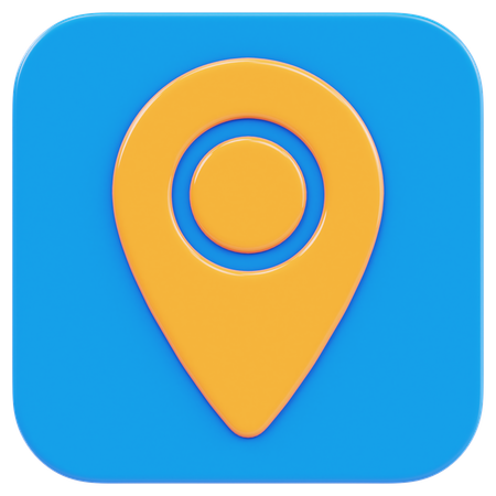 Location App  3D Icon