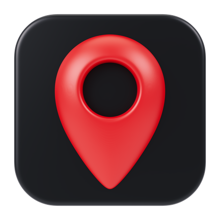 Location App  3D Icon