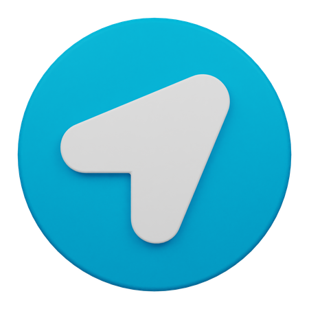 Location Arrow  3D Icon