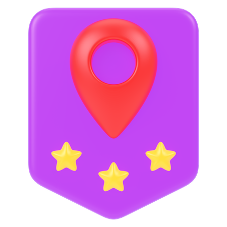 Location Badge  3D Icon