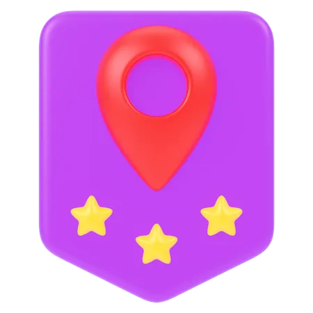 Location Badge  3D Icon