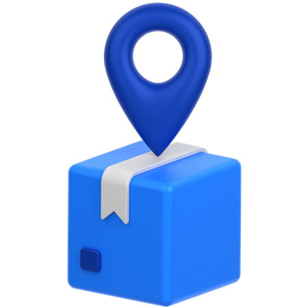 Location Box  3D Icon