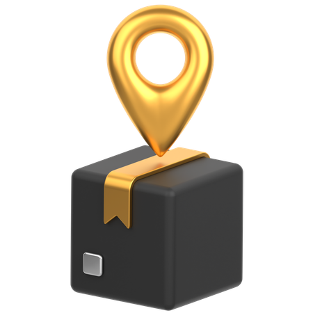 Location Box  3D Icon