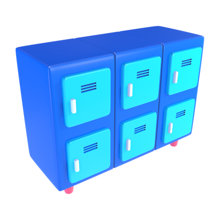 Casiers de location  3D Icon