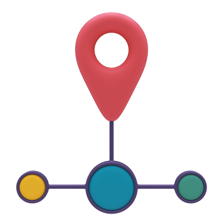 Location Chart  3D Icon