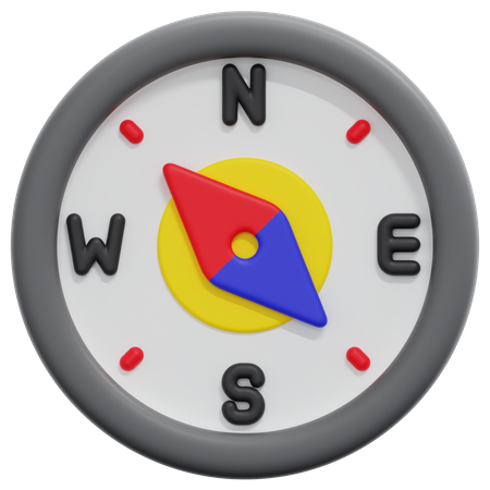 Location Compass  3D Icon