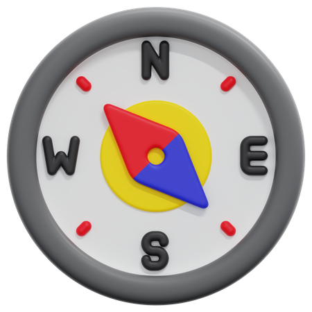 Location Compass  3D Icon
