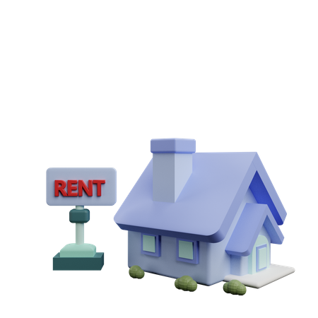 Location de propriété  3D Icon