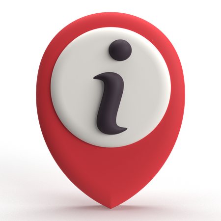 Location Info  3D Icon