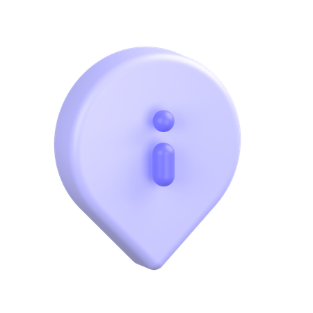 Location Info  3D Icon