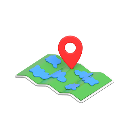 Location Map  3D Icon