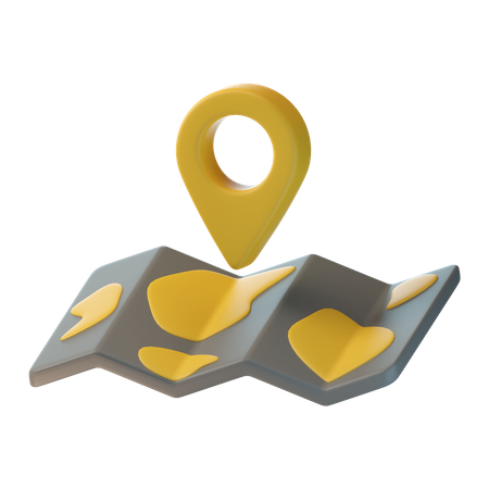 Location Map  3D Icon